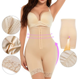 SculptZip Short Bodysuit